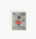 Heart Bandit Silver Love & Friendship Card - Single Card