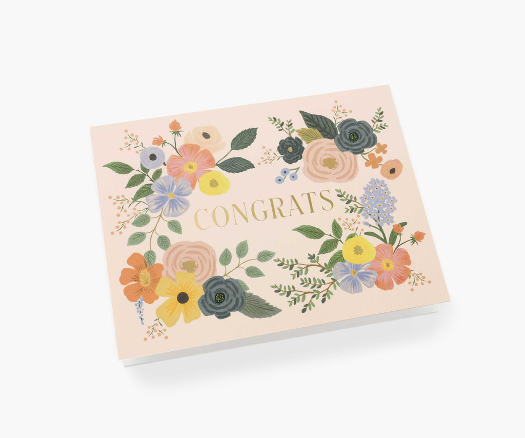Garden Forest Congrats Card - Single Card