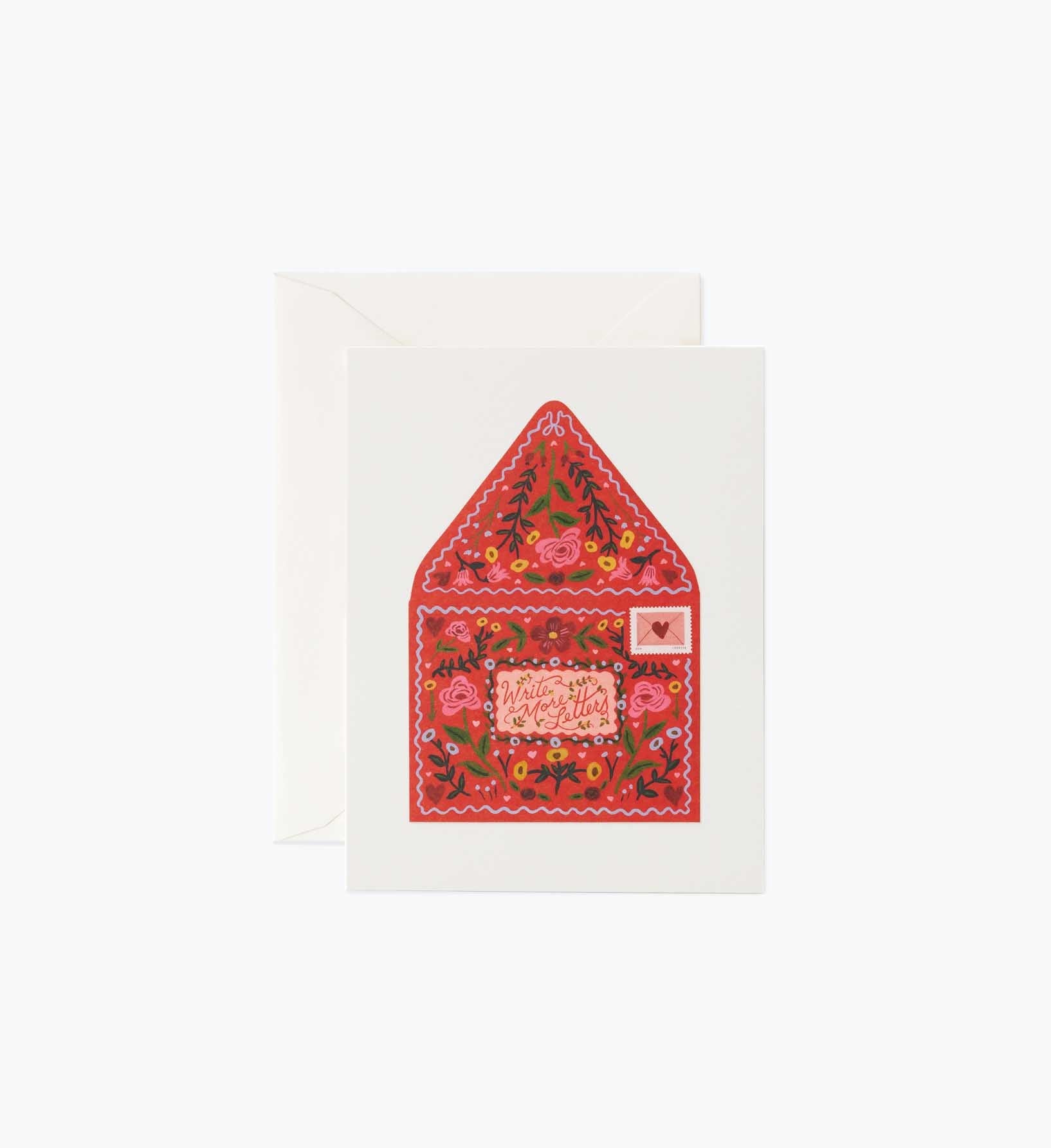 Write More Letters Everyday Card - Single Card