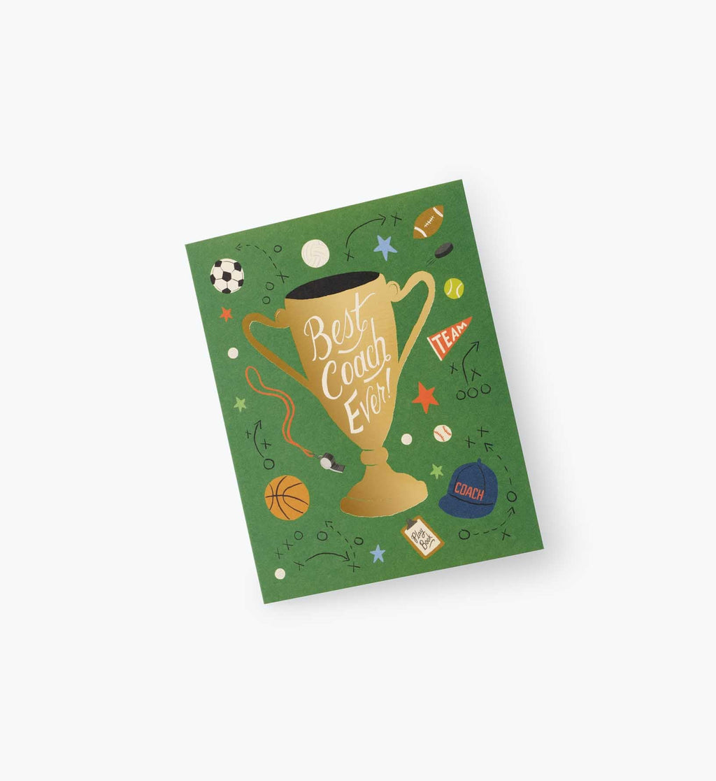 Best Coach Ever Love & Friendship Card - Single Card