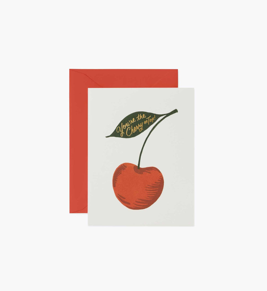 You're the Cherry On Top Love & Friendship Card - Single Card