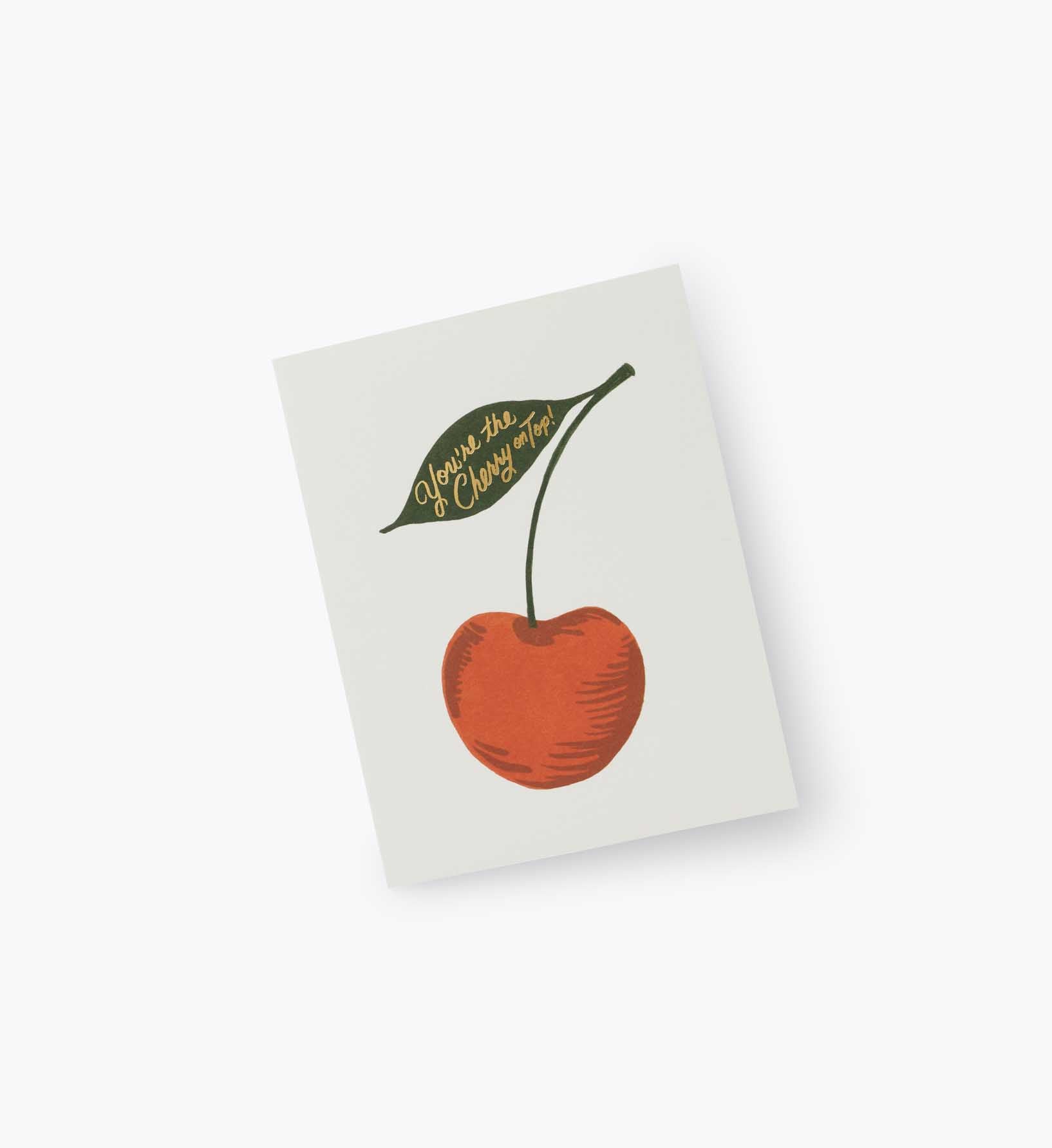 You're the Cherry On Top Love & Friendship Card - Single Card