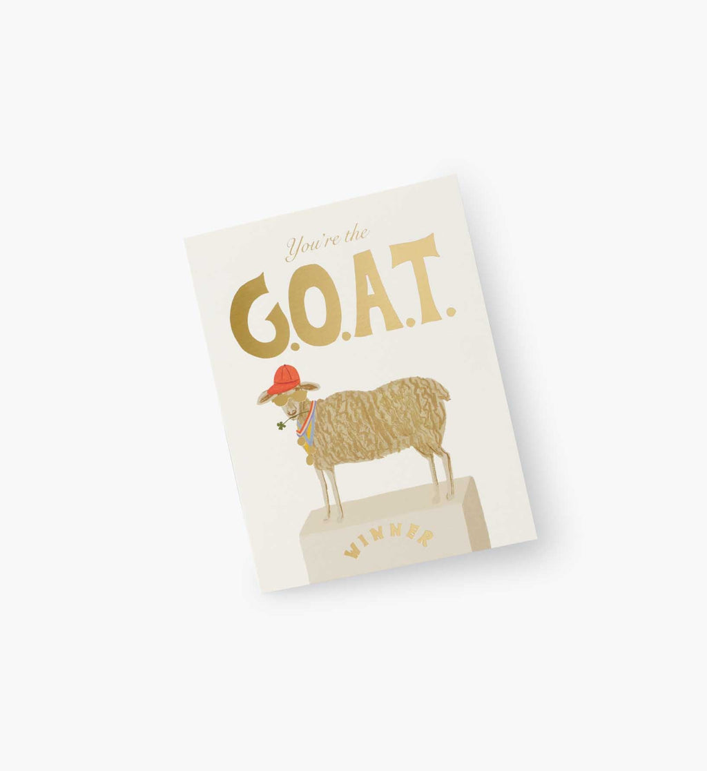 G.O.A.T. Love & Friendship Card - Single Card