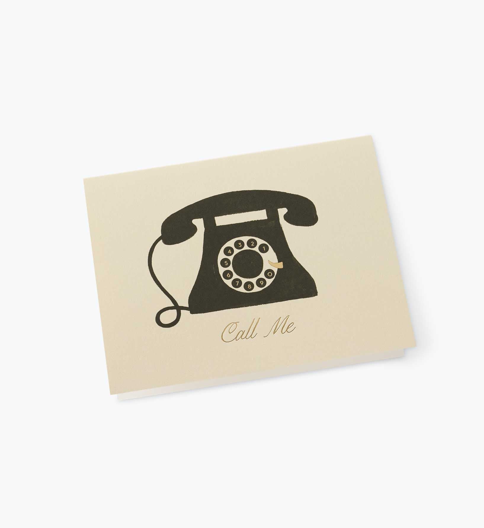 Call Me Love & Friendship Card - Single Card