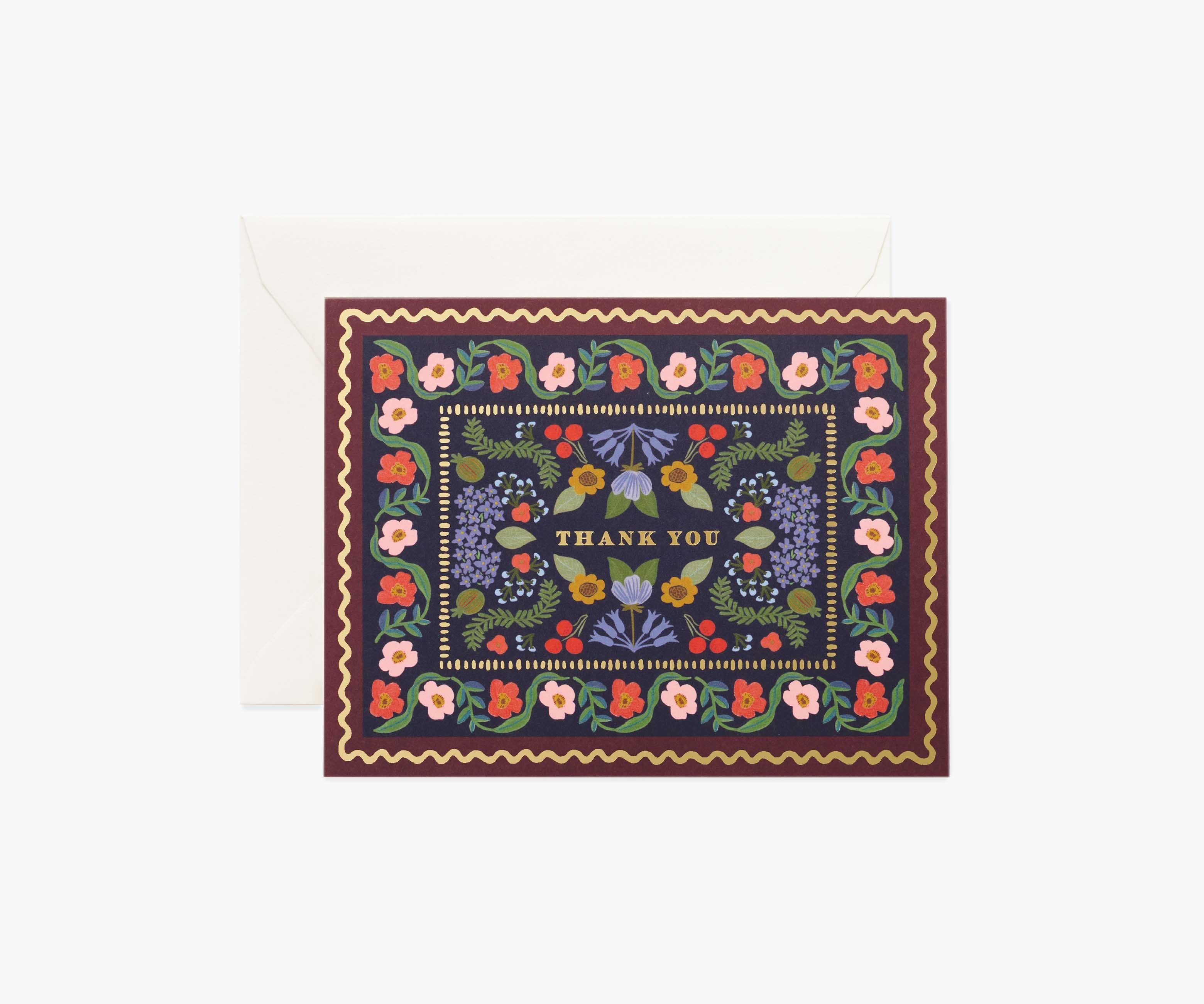 Delphine Thank You Card - Single Card