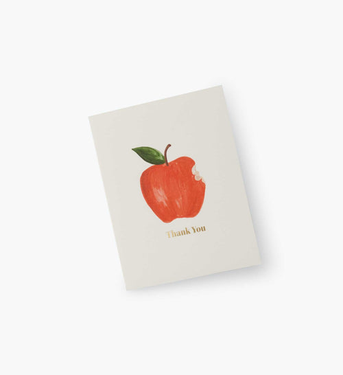 Apple Thank You Card - Single Card