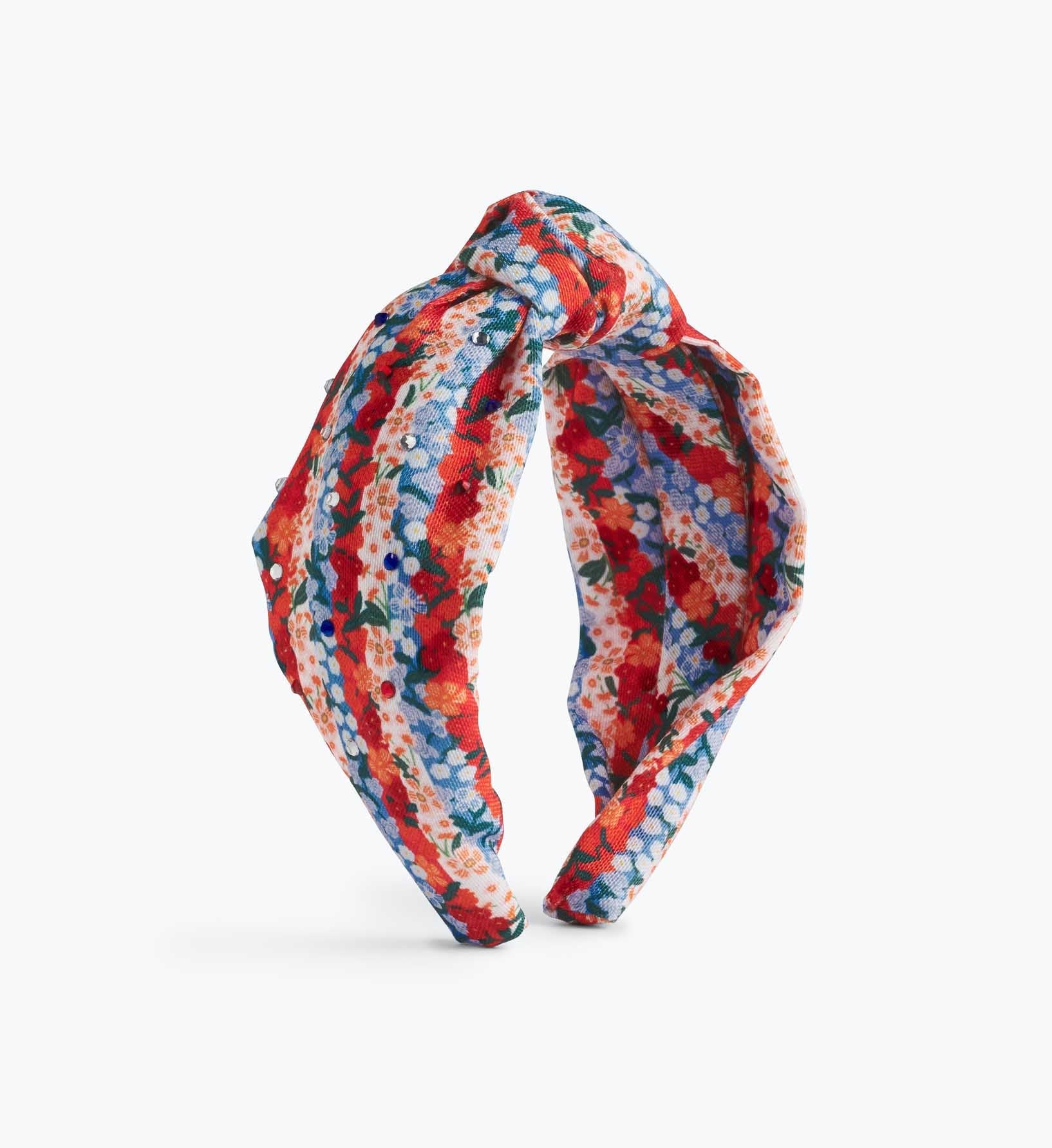 Knotted Headband - Americana Stripe