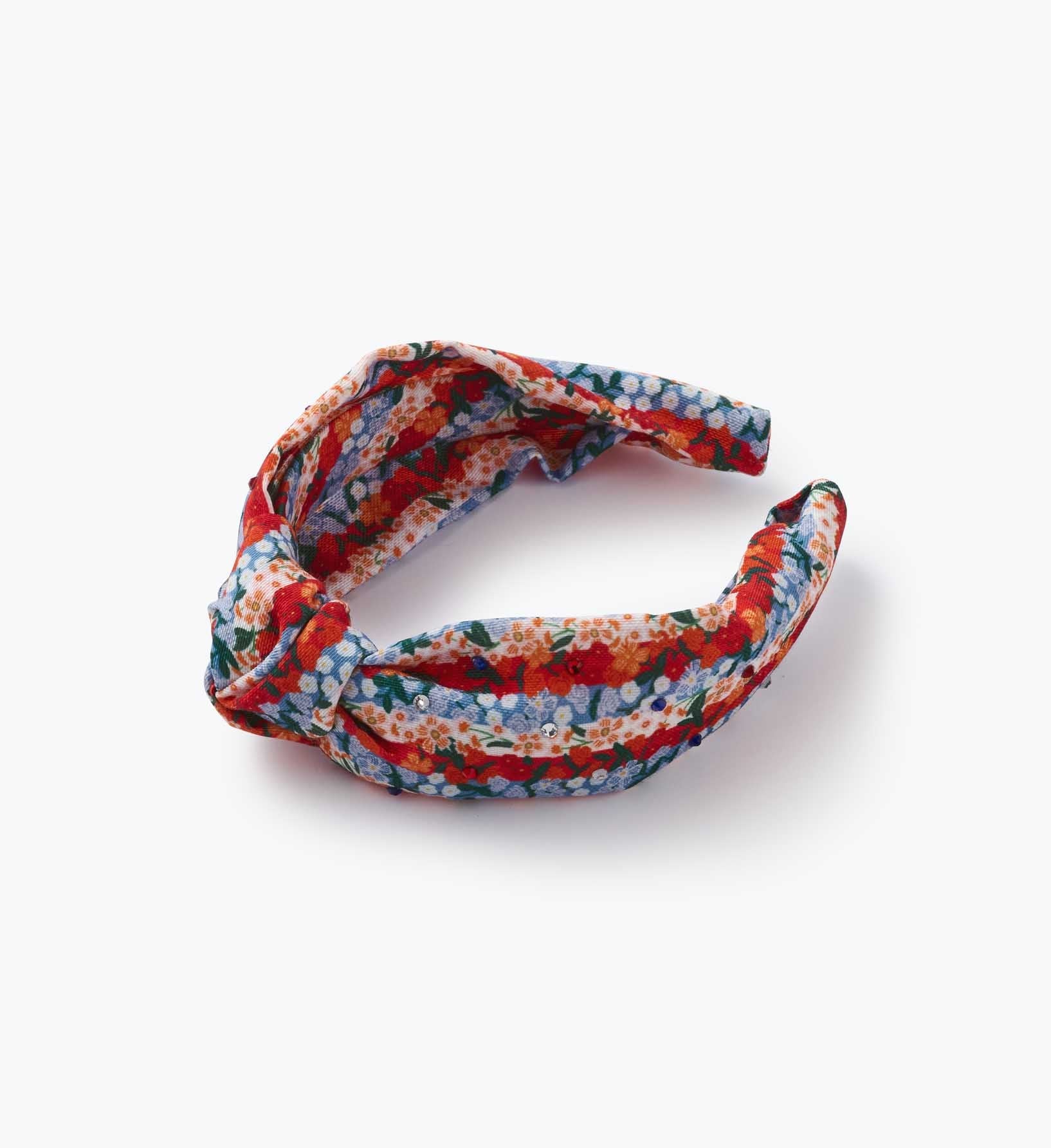 Knotted Headband - Americana Stripe