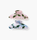 Large Claw Clip Set - Hydrangea
