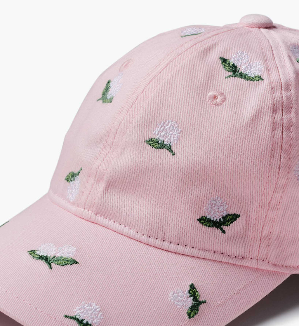 Baseball Cap - Pink Hydrangea
