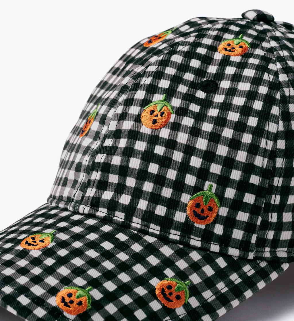 Baseball Cap - Pumpkin Gingham
