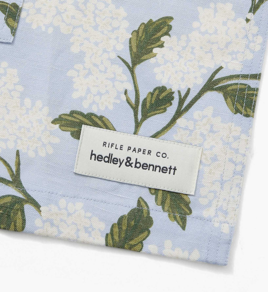Smock Apron - Hydrangea