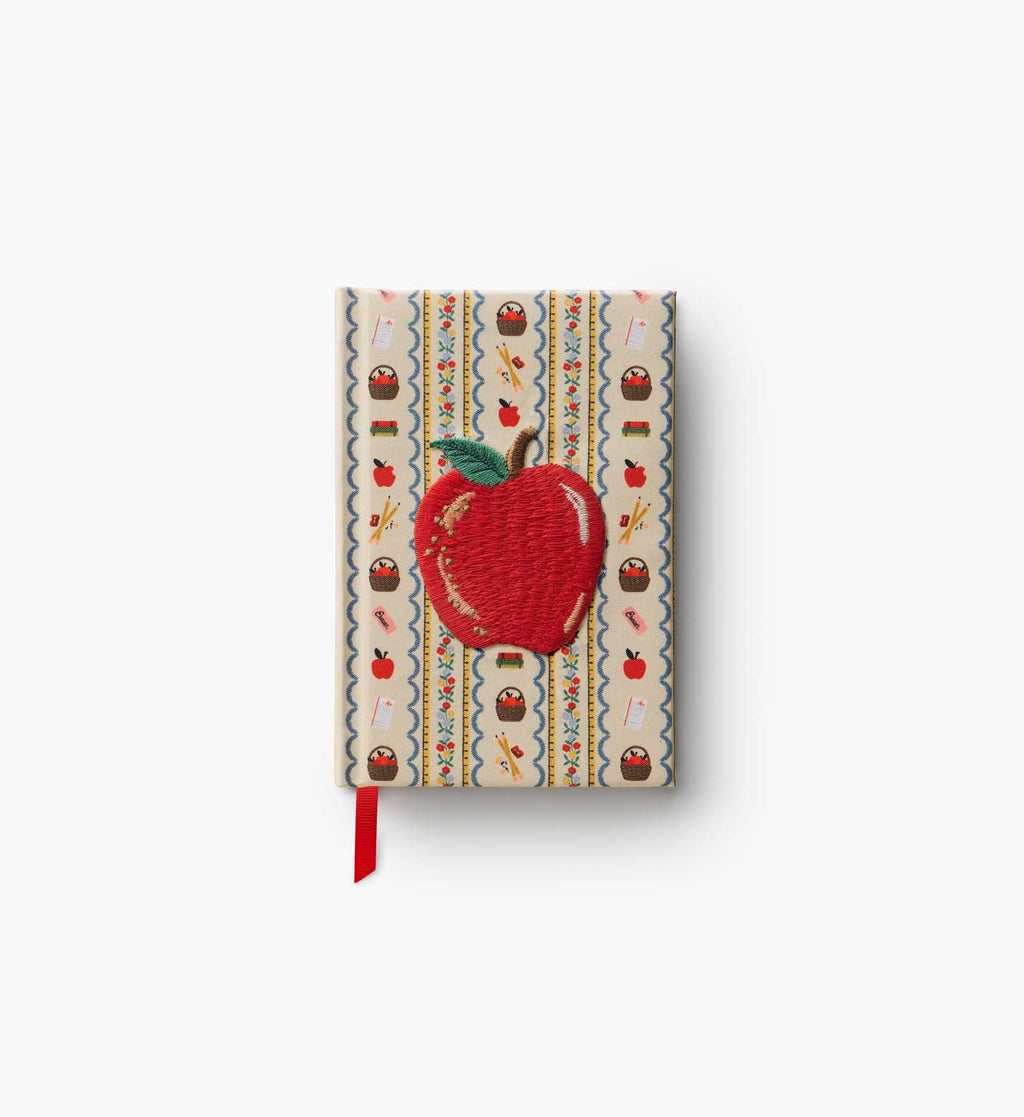 Mini Embroidered Journal - Schoolhouse