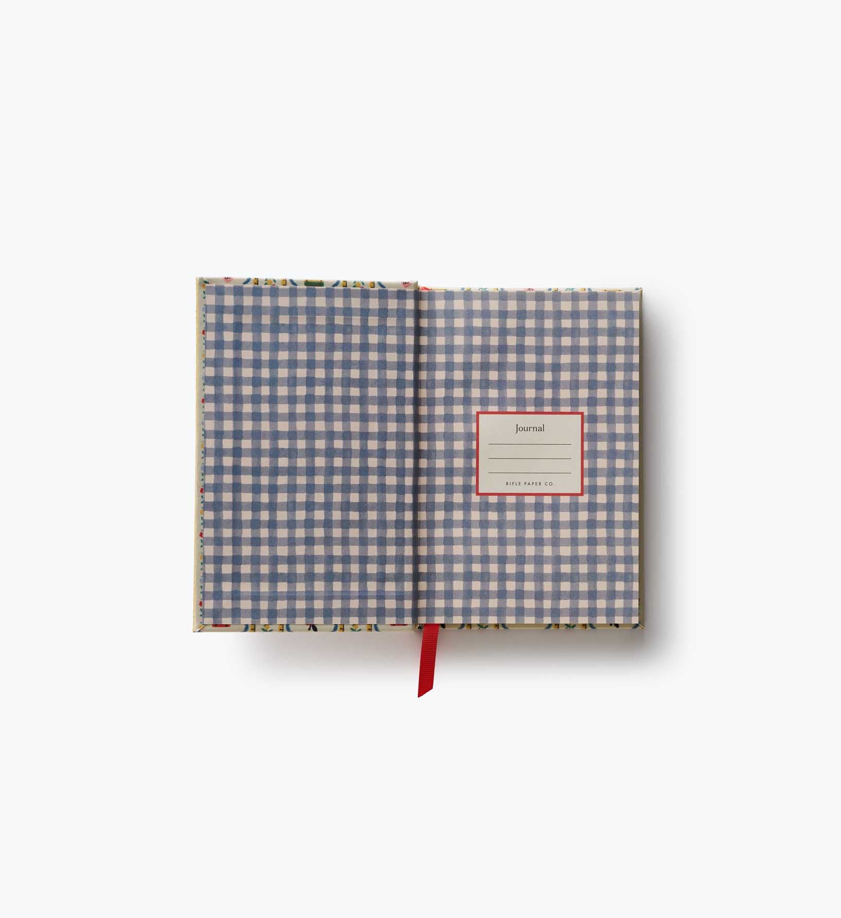 Mini Embroidered Journal - Schoolhouse