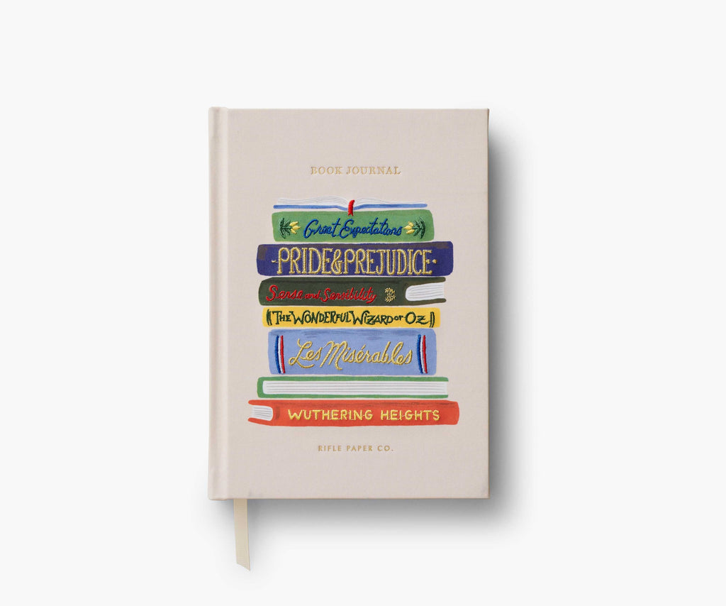 Embroidered Book Journal - Book Club