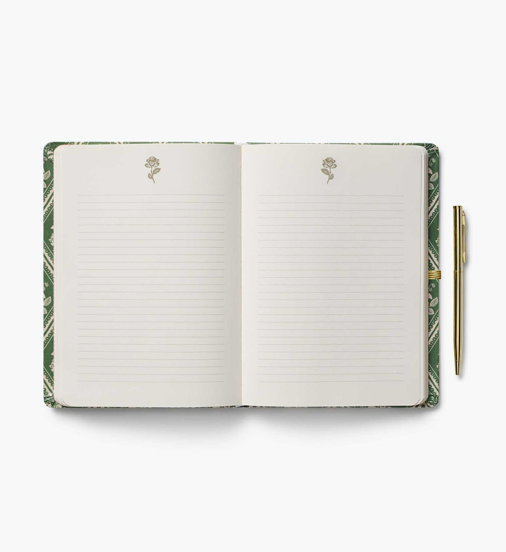 Journal with Pen - Rose Study