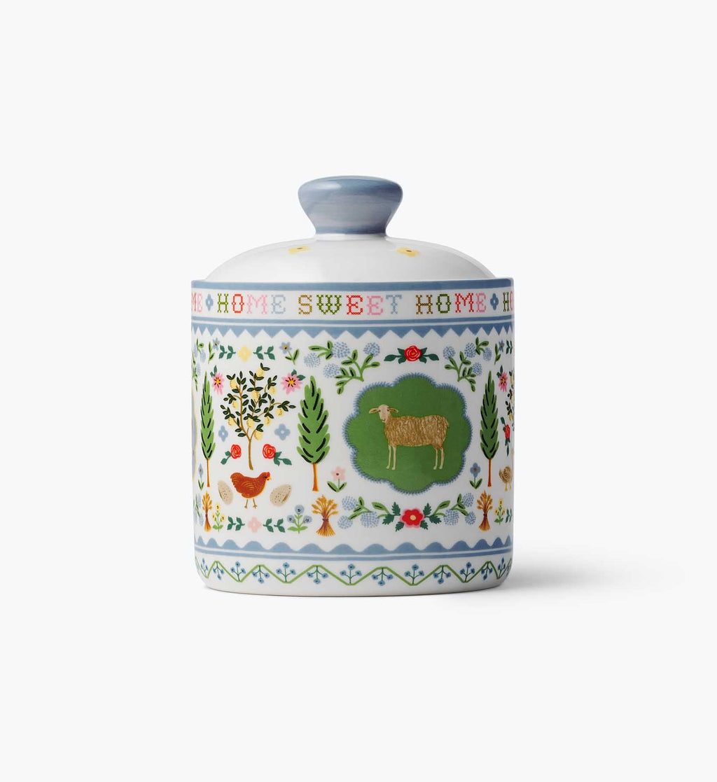 Porcelain Canister - Home Sweet Home