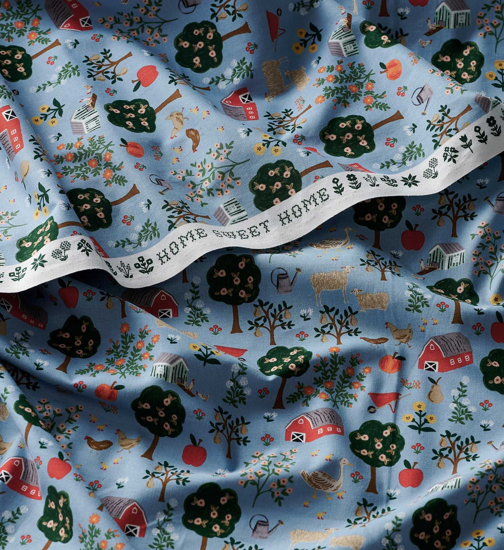 Farmhouse Cotton Fabric - Slate
