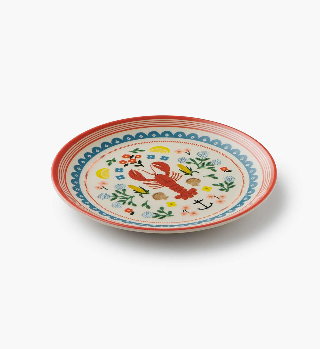 Melamine Assorted Dessert Plates - Seaside