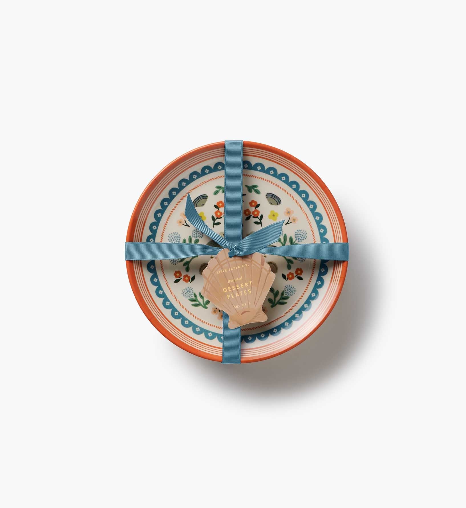 Melamine Assorted Dessert Plates - Seaside