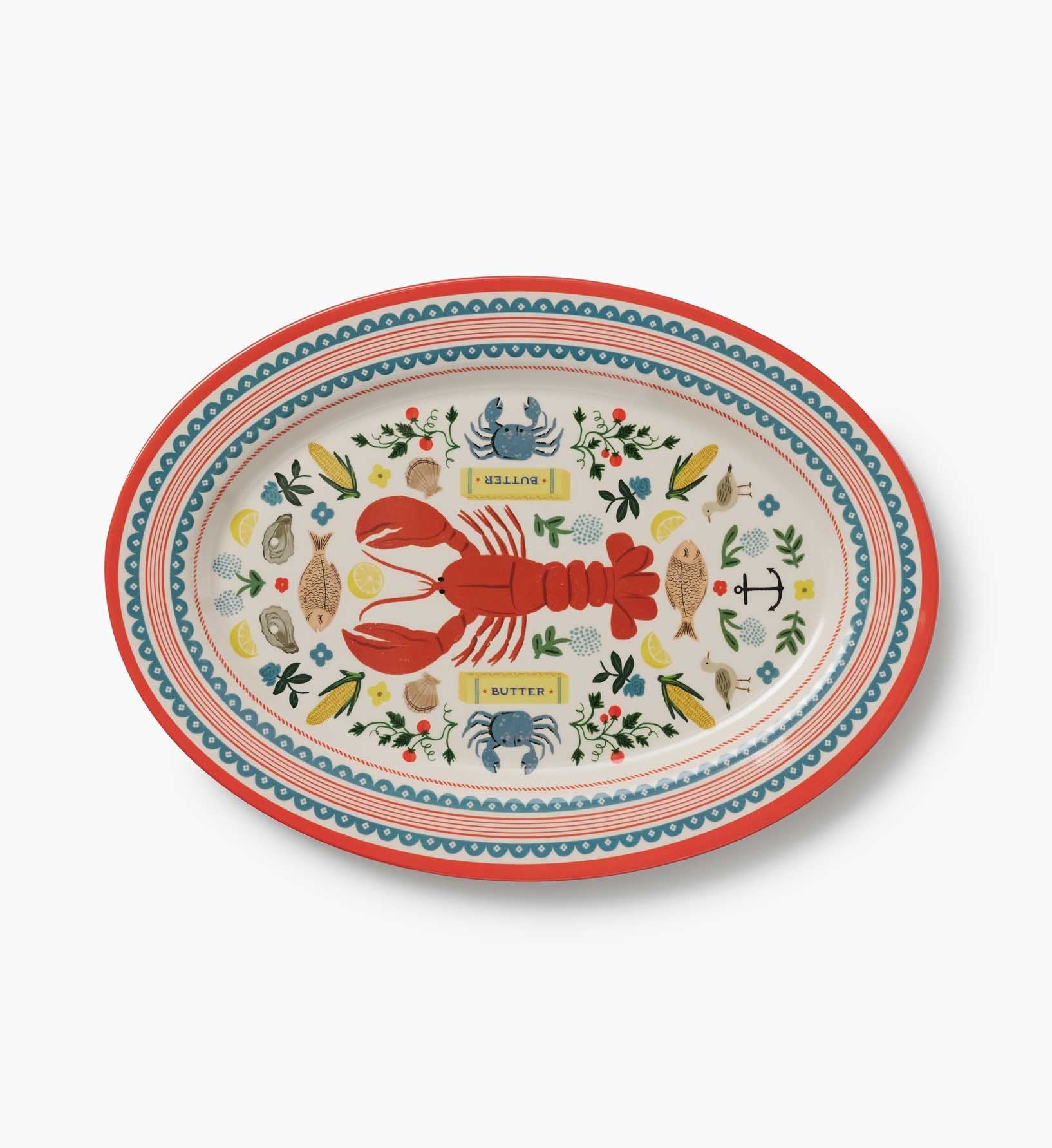 Melamine Serving Platter - Seaside