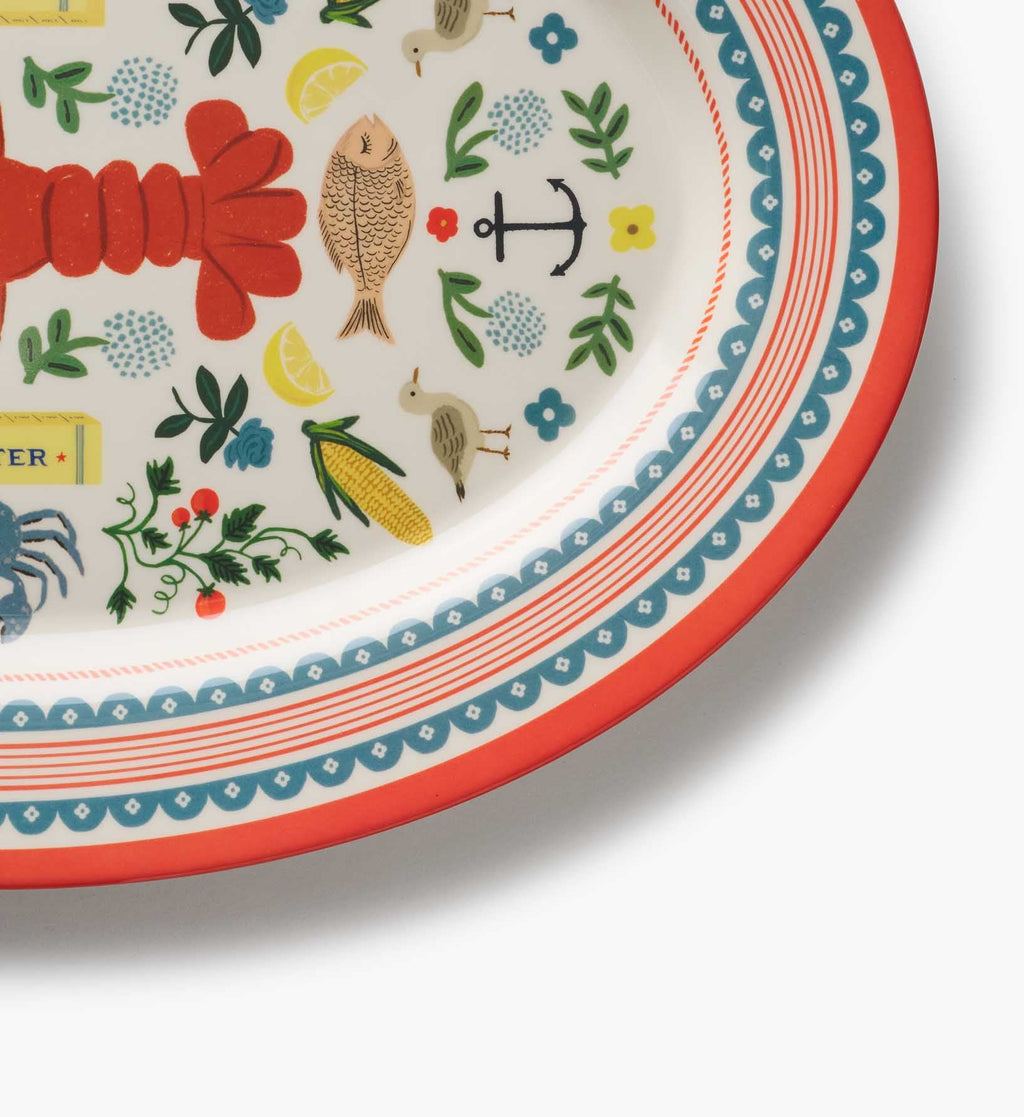 Melamine Serving Platter - Seaside
