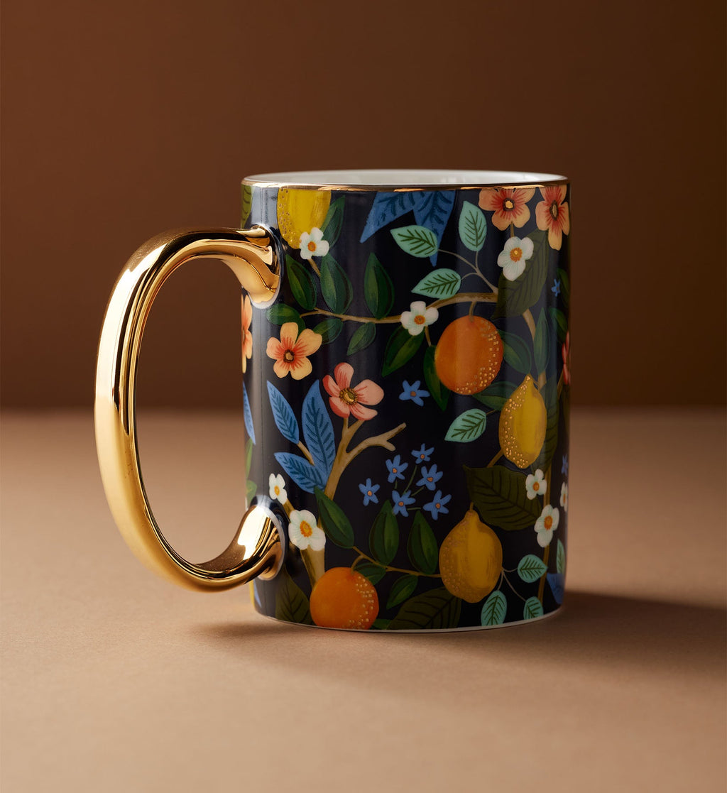 Porcelain Mug - Citrus Grove