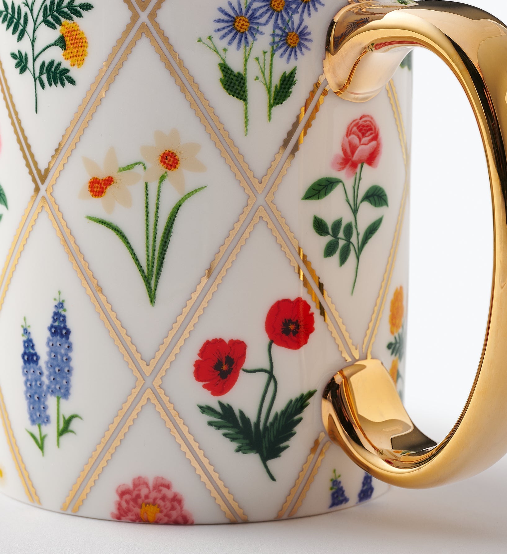 Porcelain Mug - Garden Study