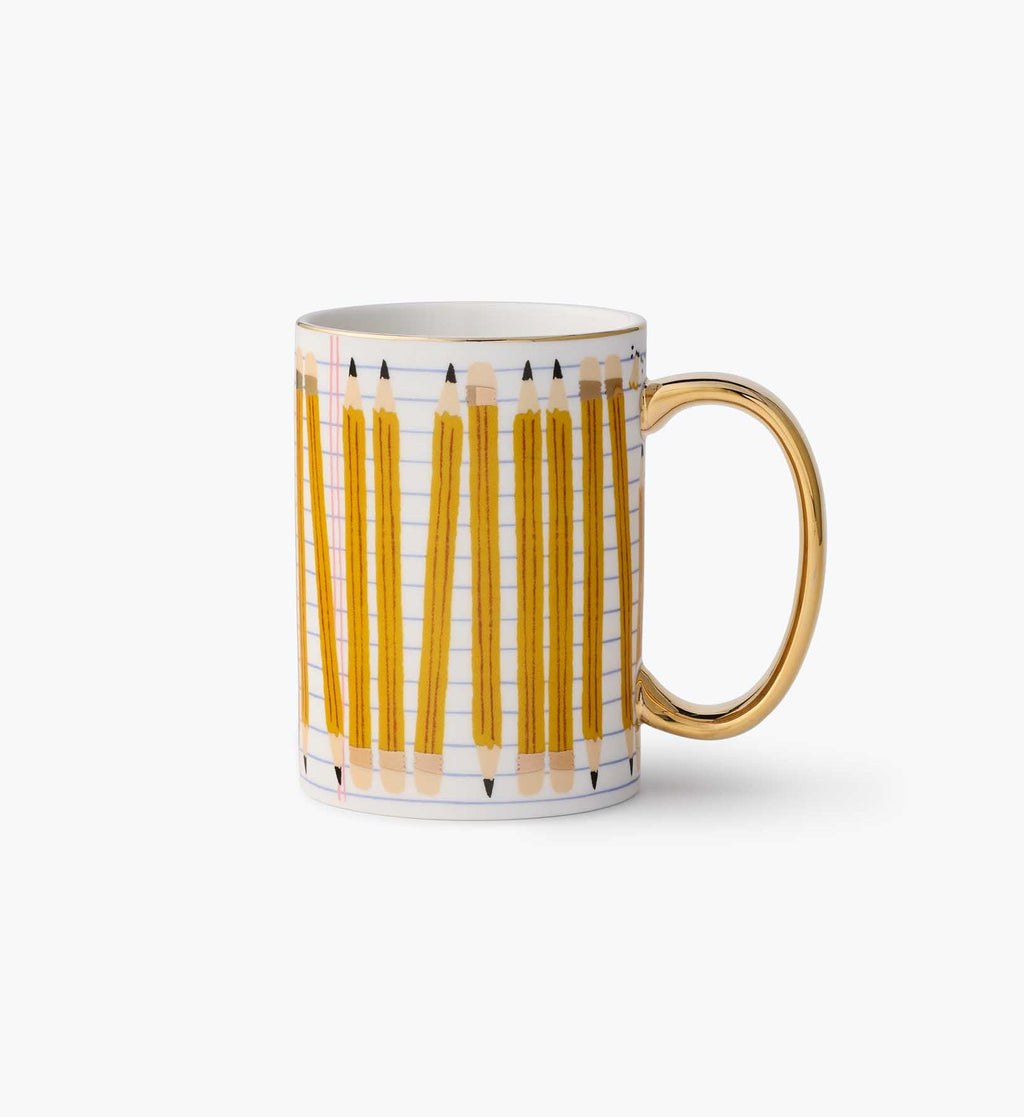 Porcelain Mug - Pencils