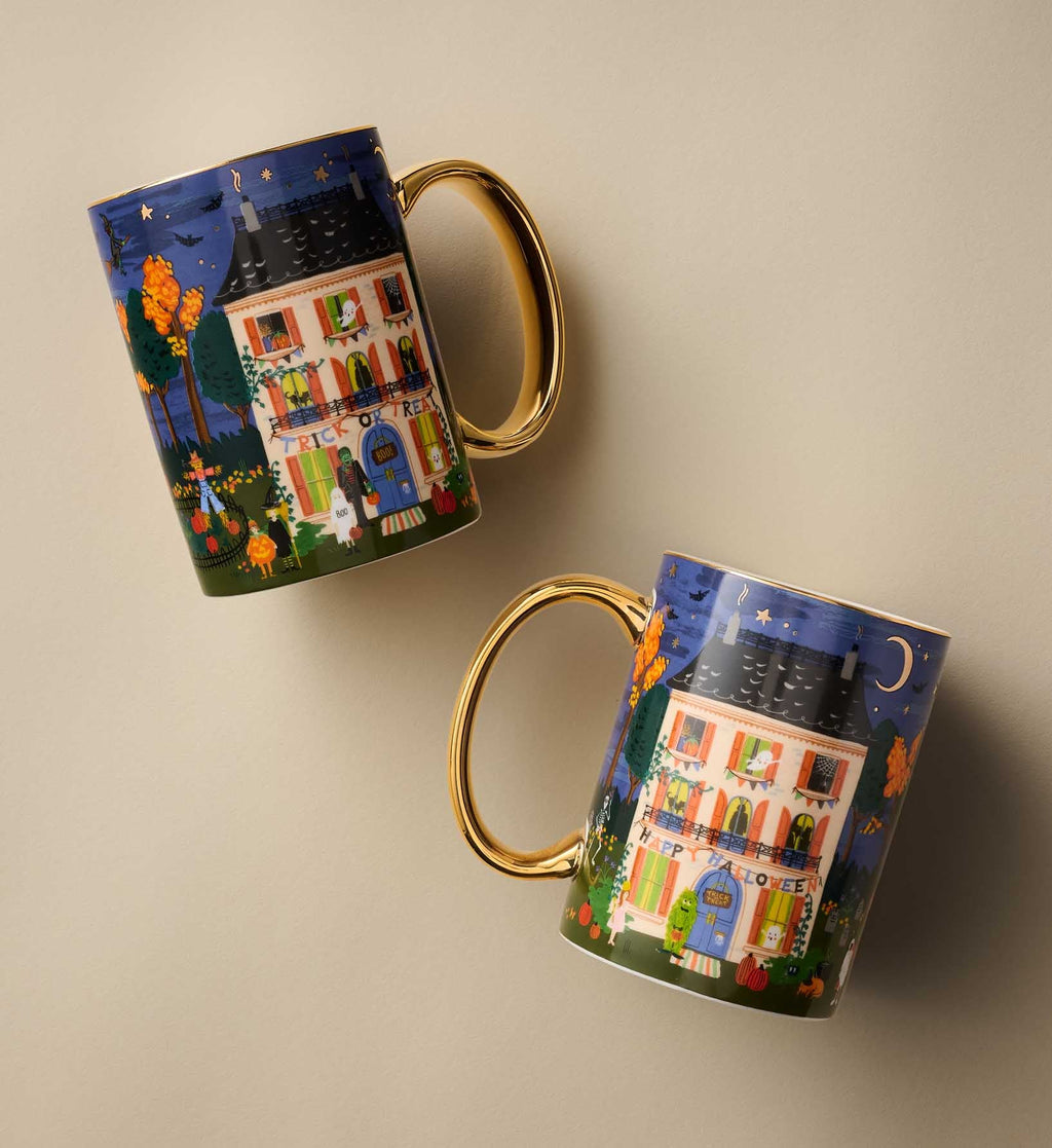 Porcelain Mug - Haunted House