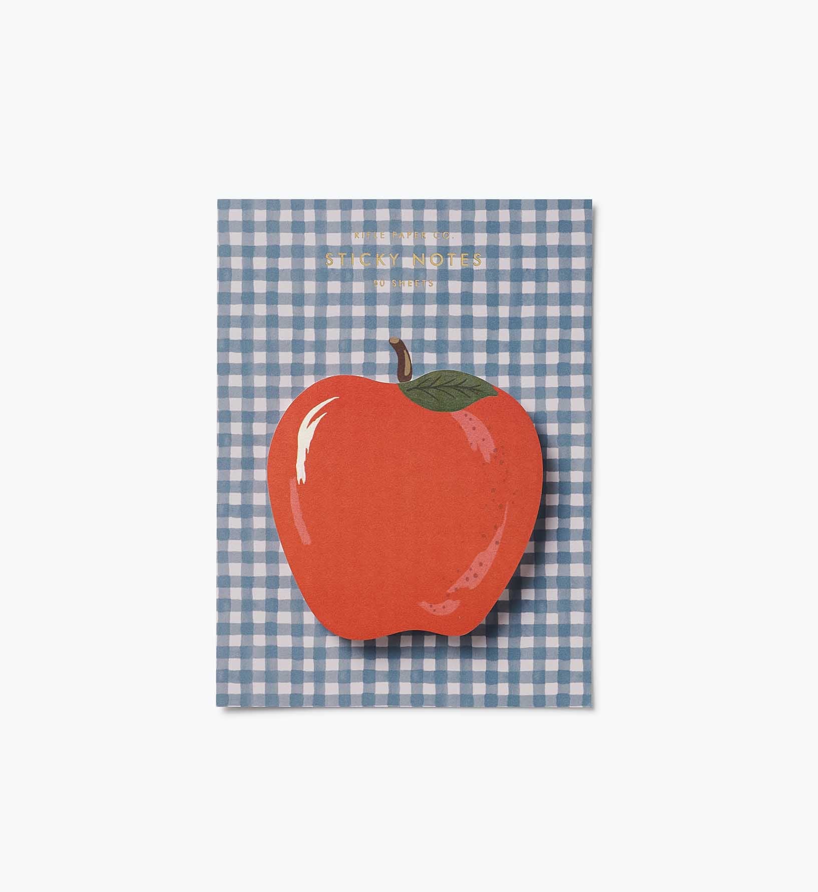 Sticky Notes - Apple Gingham