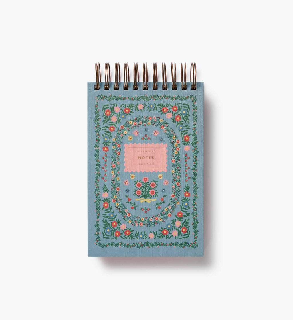 Desktop Spiral Notepad - Rosette