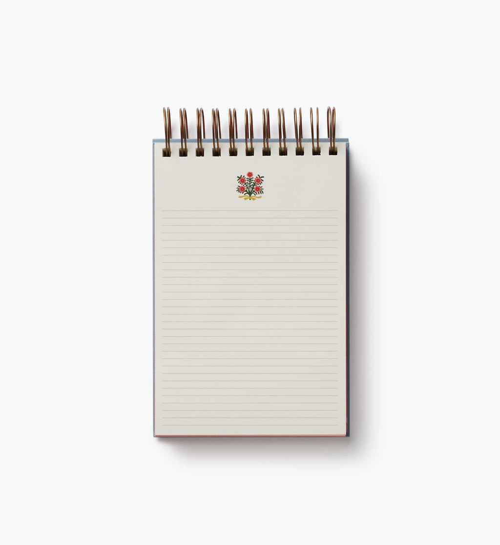 Desktop Spiral Notepad - Rosette