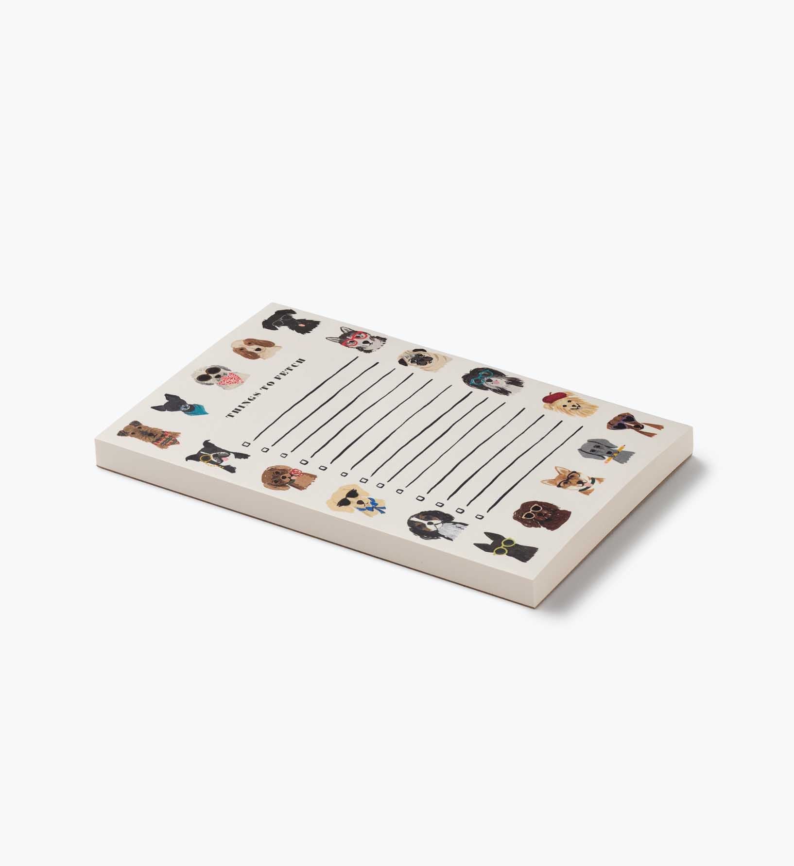 Checklist Notepad - Dog Days