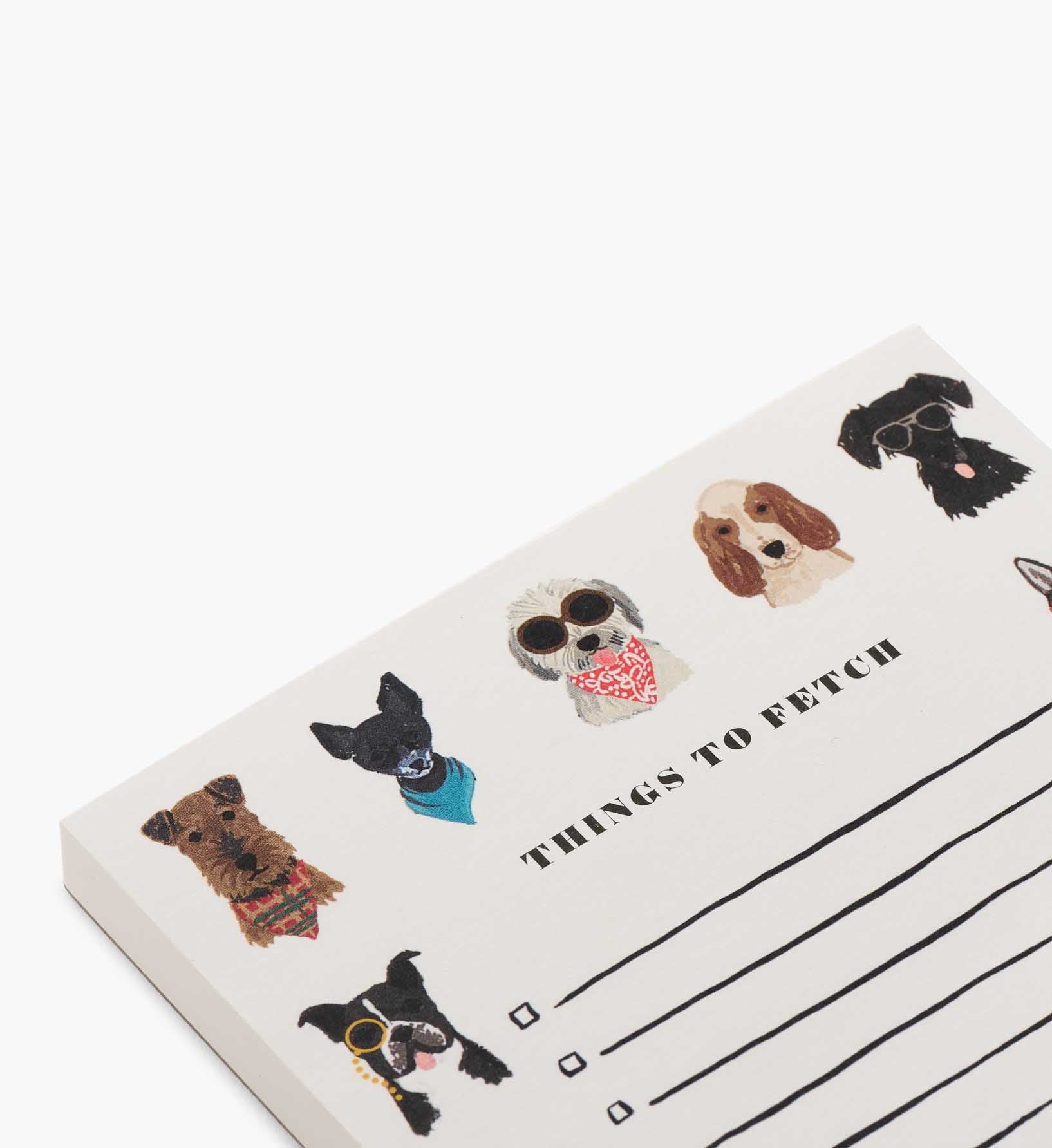 Checklist Notepad - Dog Days
