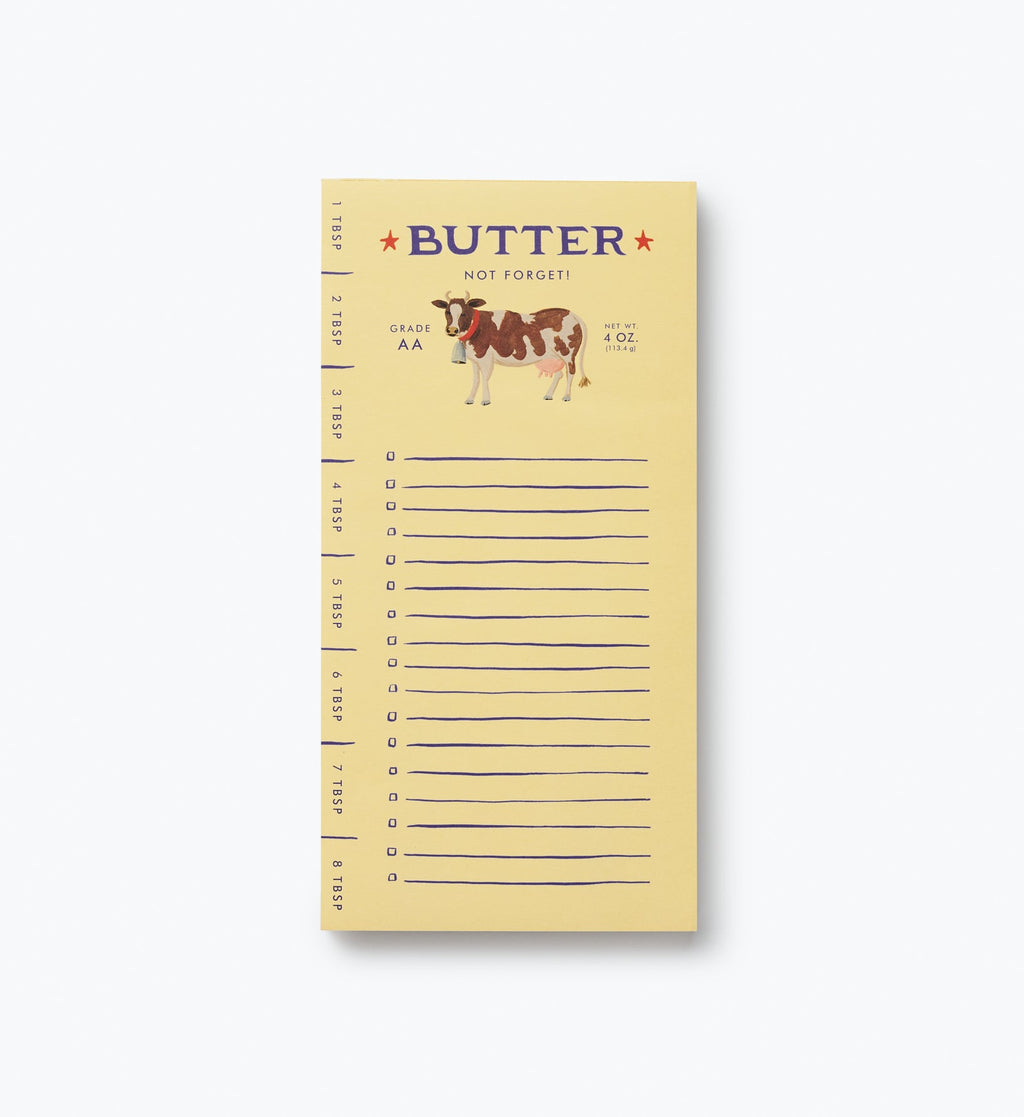 Market Pad - Butter Not Forget