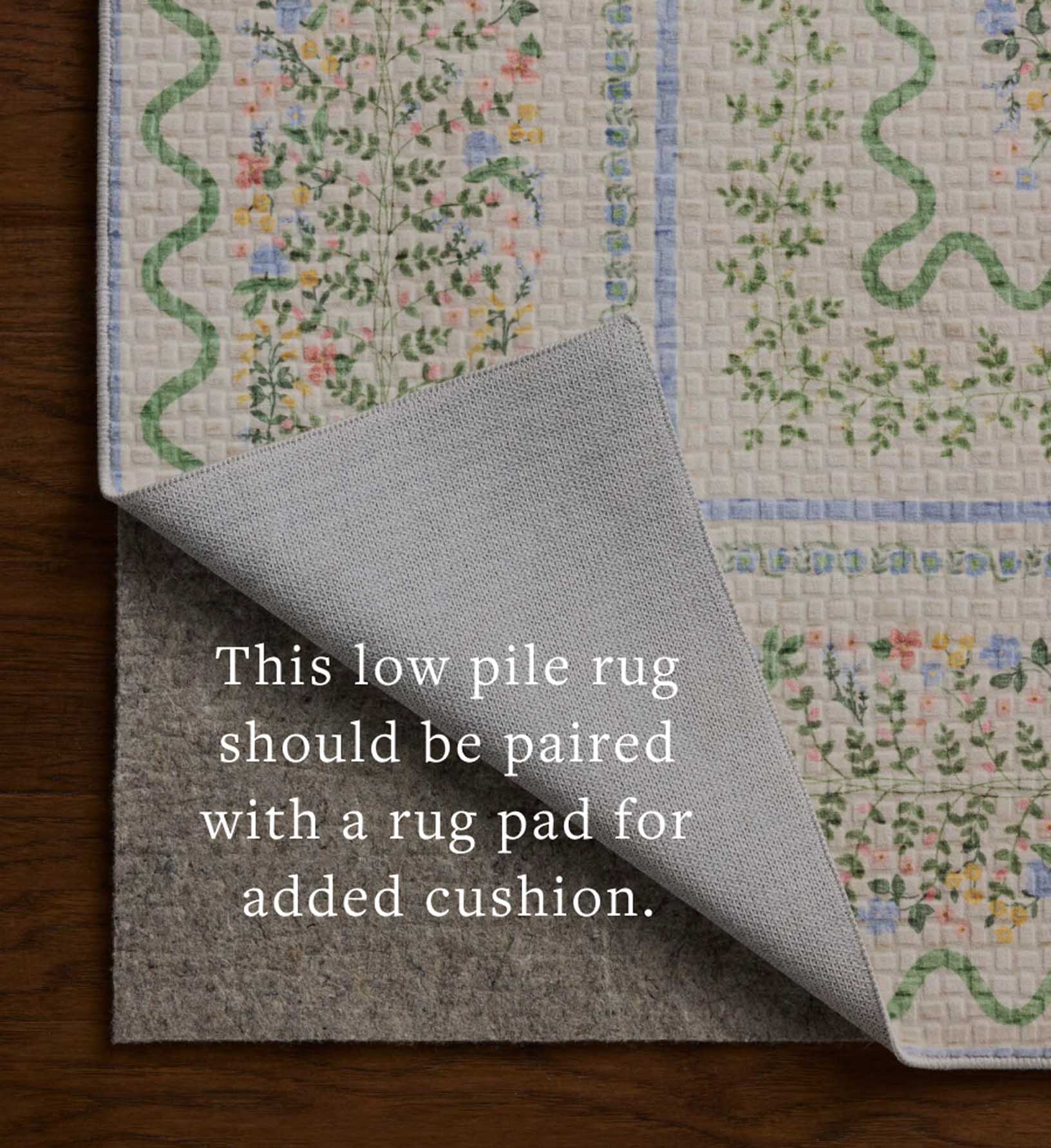Orchard Wildwood Vines Washable Rug - Ivory