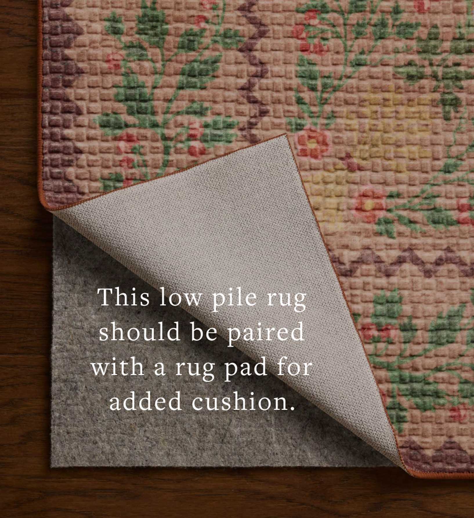 Orchard Country Farm Washable Rug - Mauve