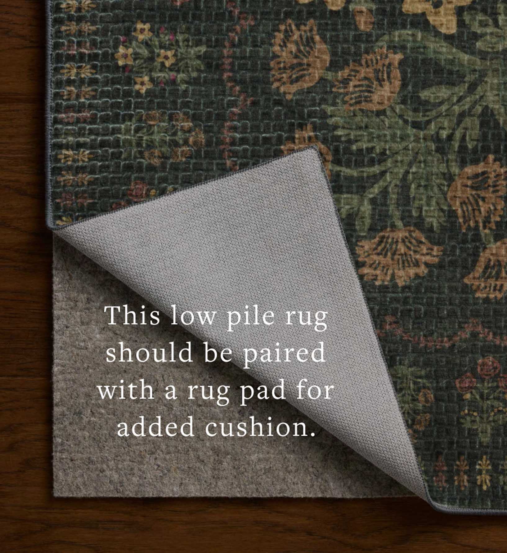 Orchard Charlotte Washable Rug - Forest