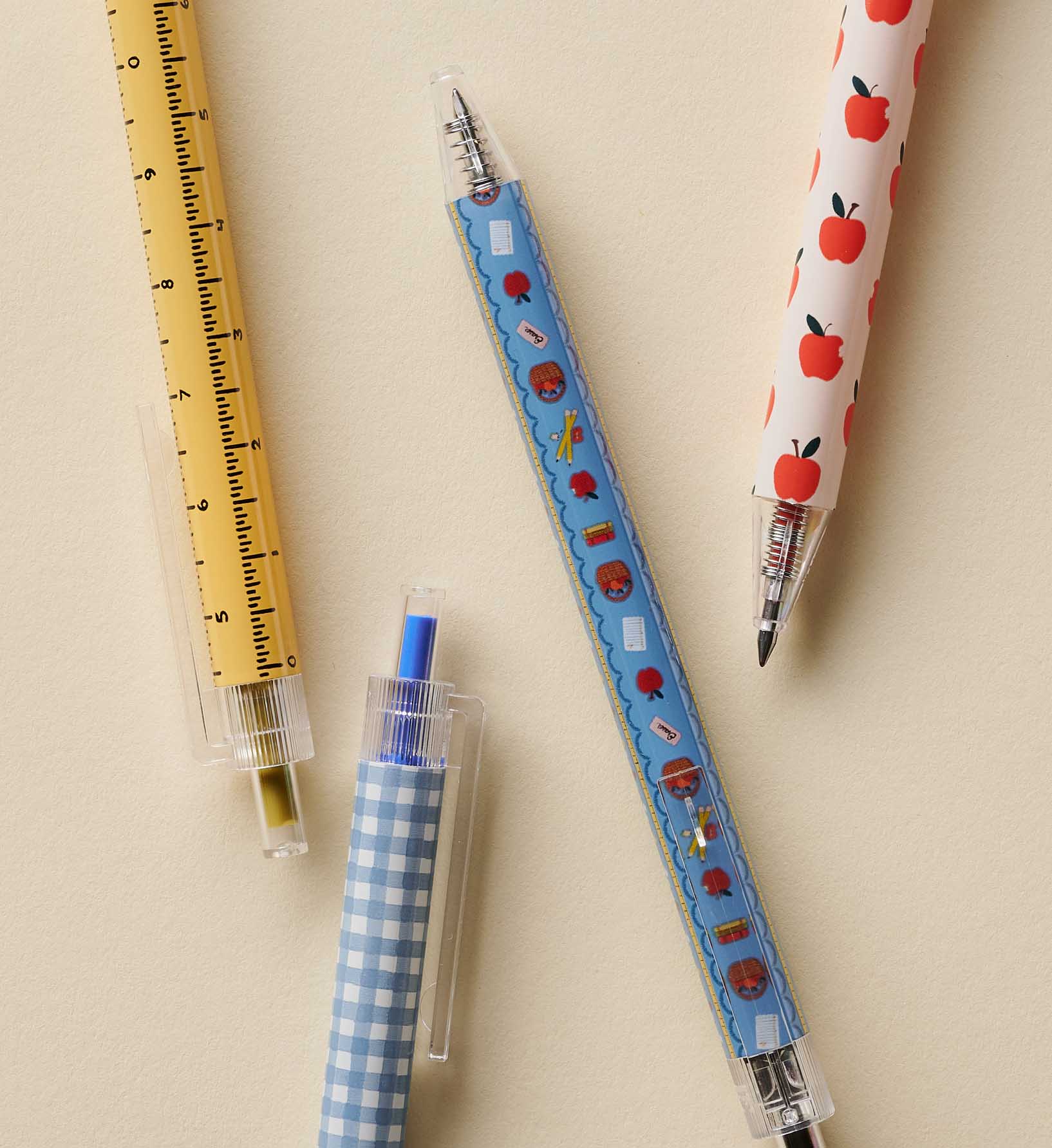 Gel Pen Set of 4 - Schoolhouse