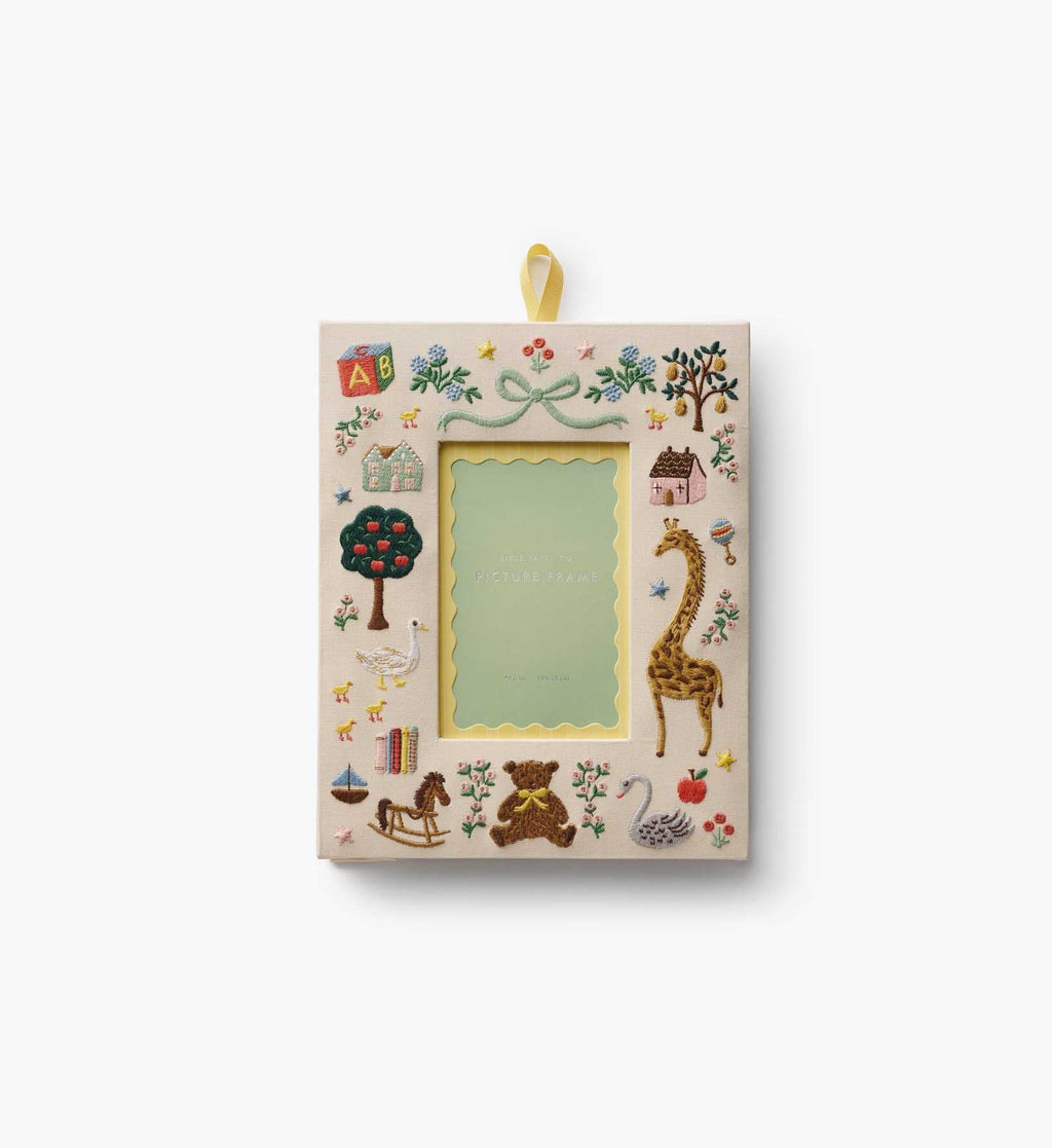 Embroidered Picture Frame - Storybook