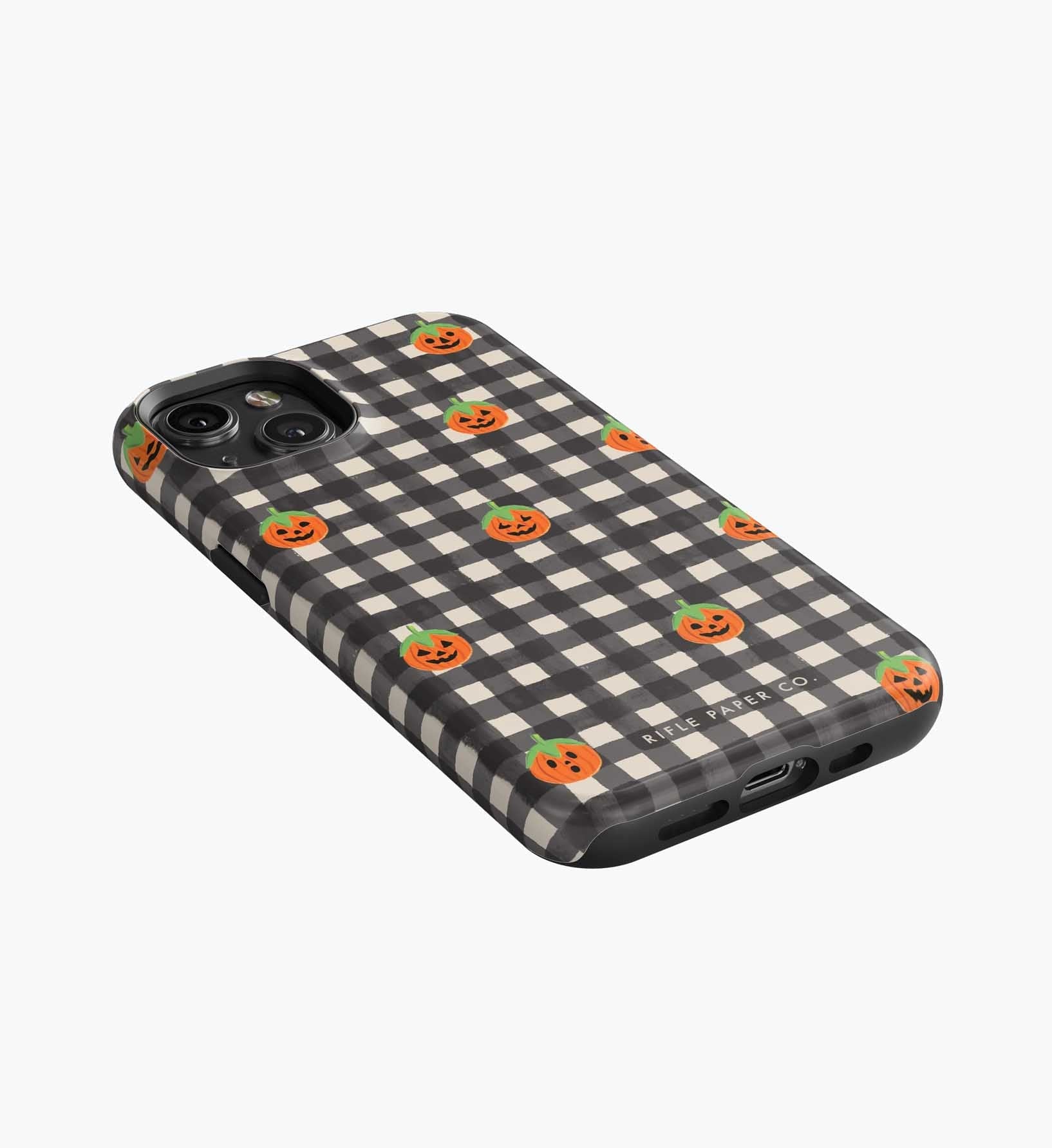 Phone Case - Pumpkin Gingham