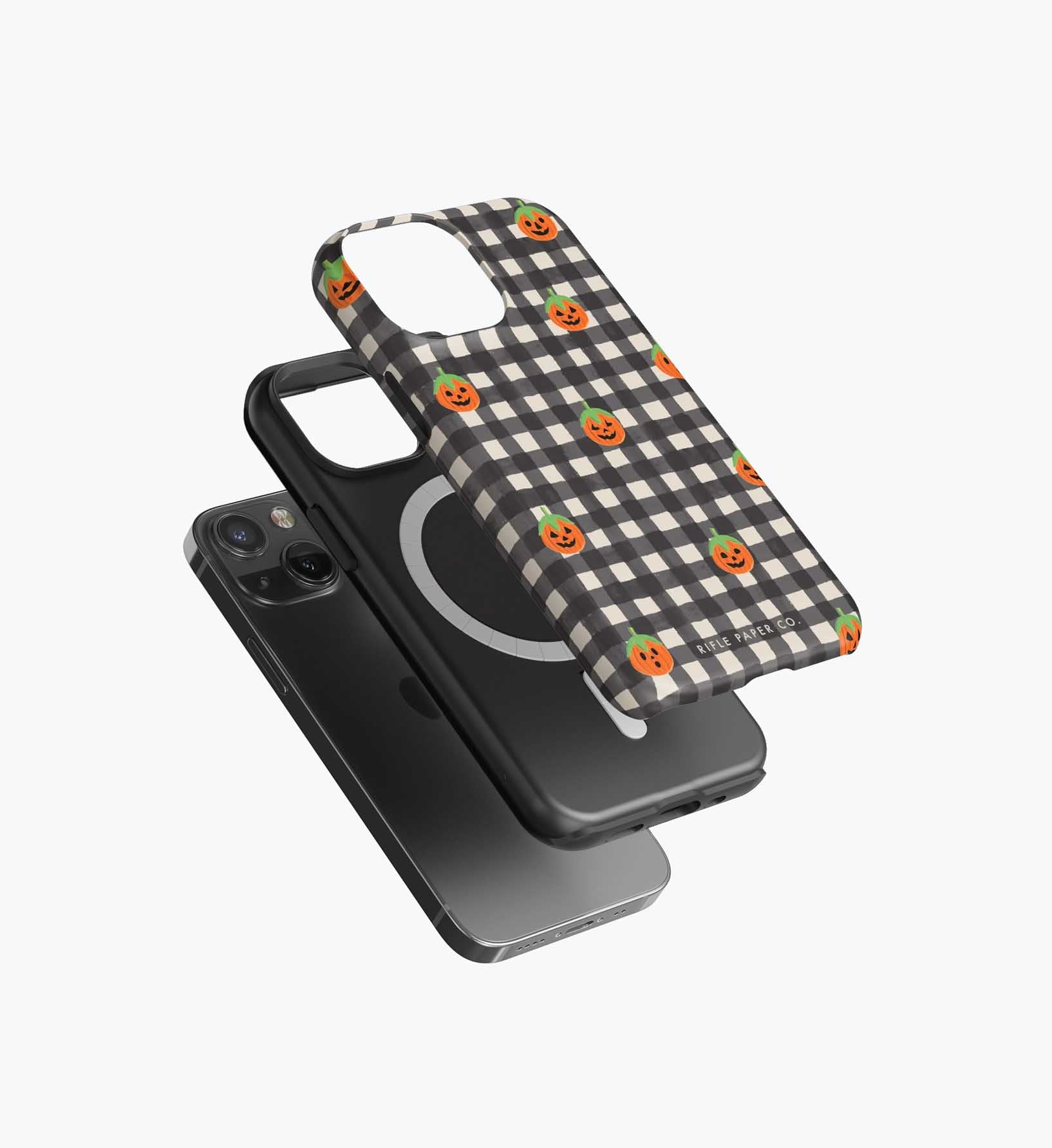 Phone Case - Pumpkin Gingham
