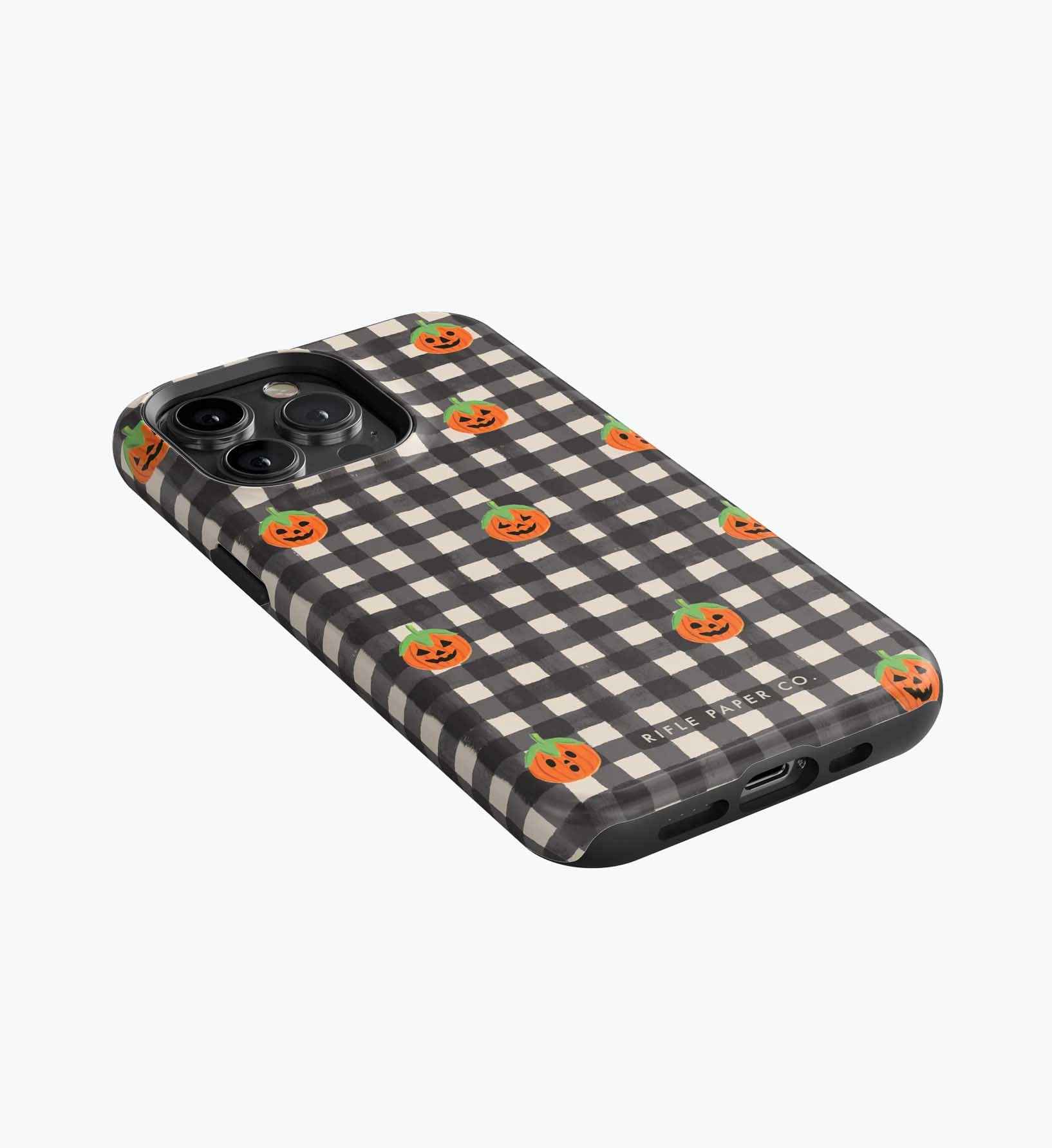 Phone Case - Pumpkin Gingham