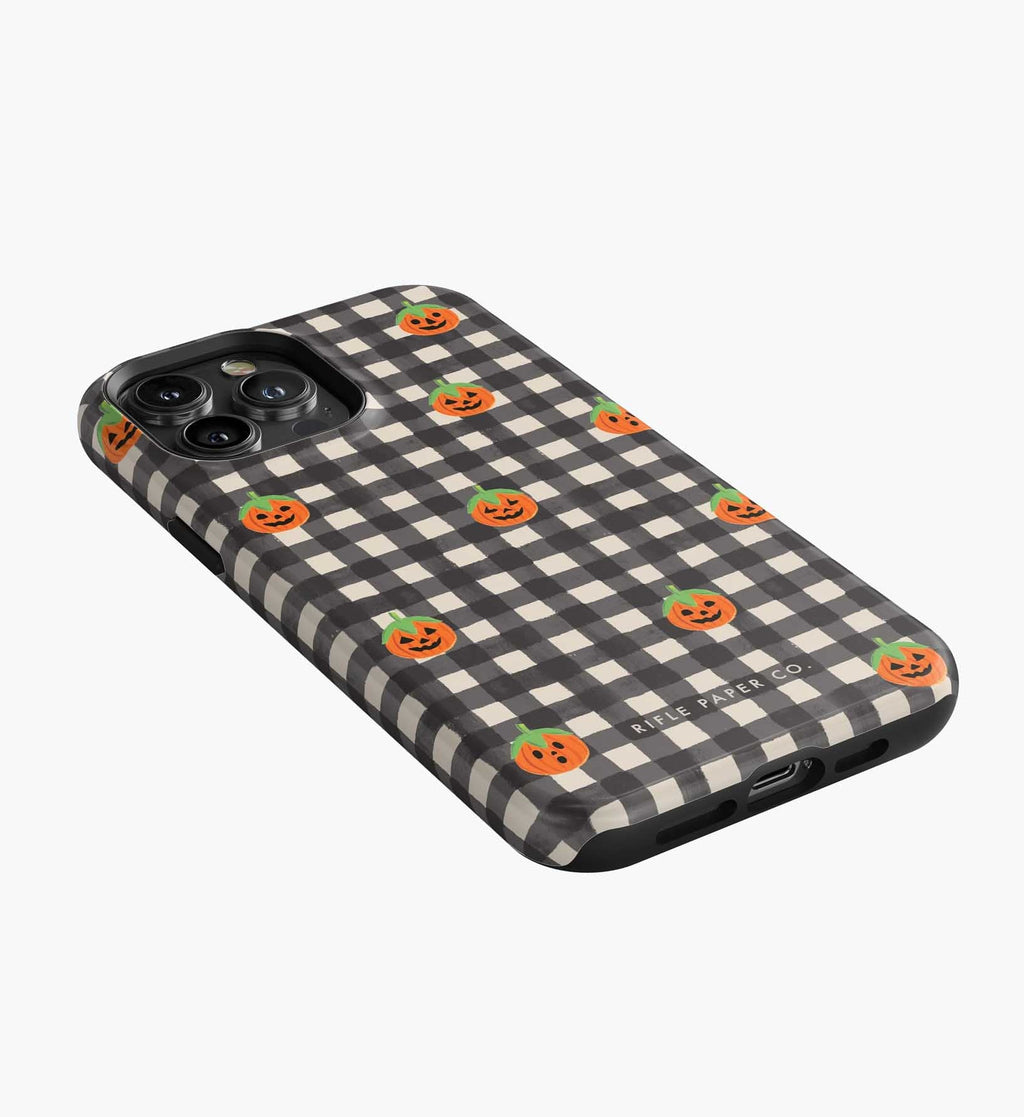 Phone Case - Pumpkin Gingham