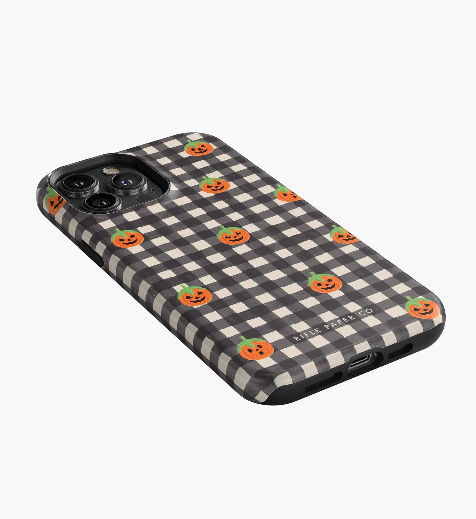 Phone Case - Pumpkin Gingham