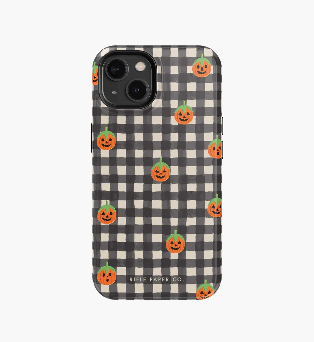 Phone Case - Pumpkin Gingham
