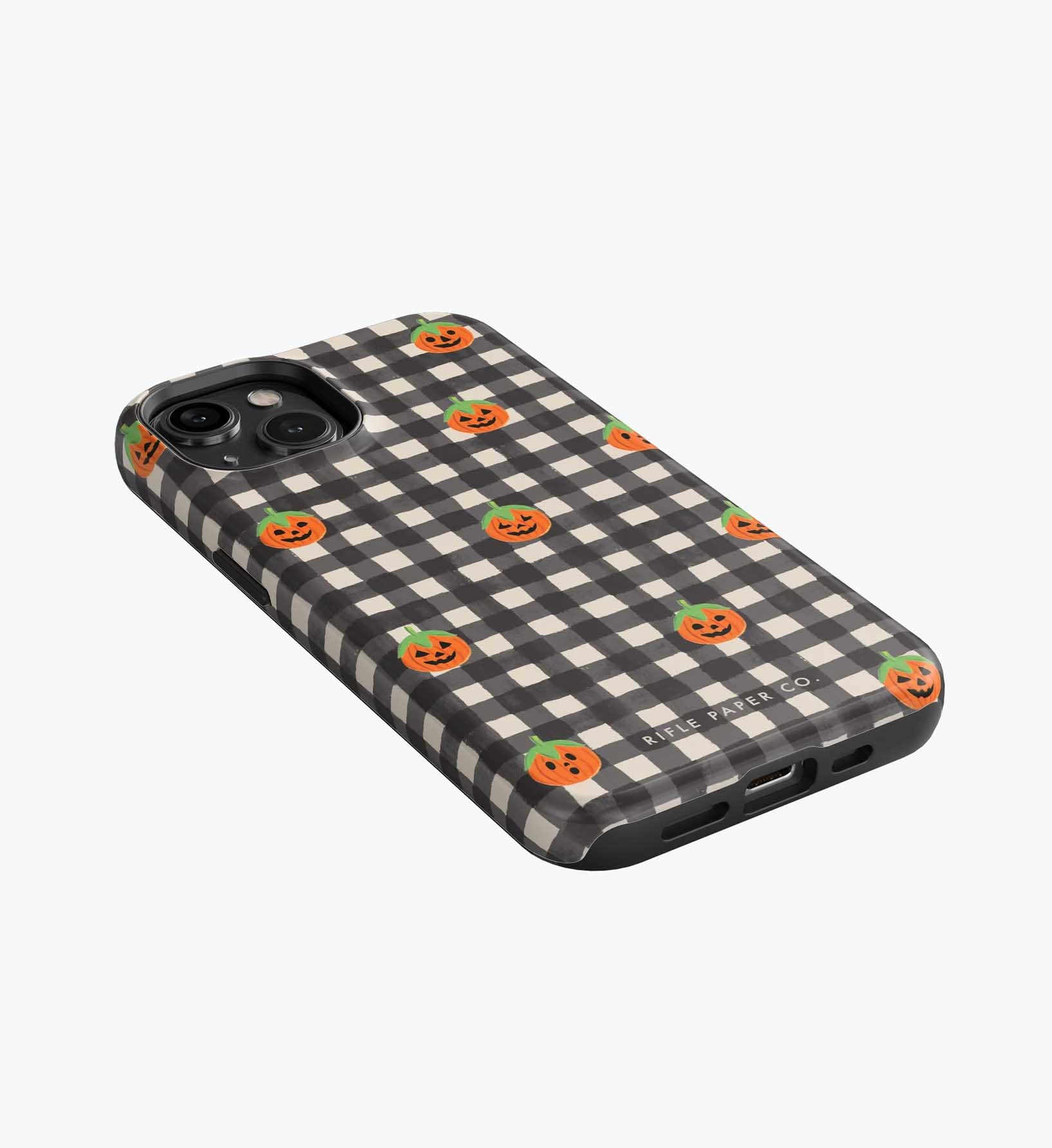 Phone Case - Pumpkin Gingham