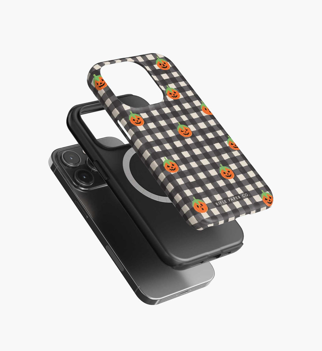 Phone Case - Pumpkin Gingham