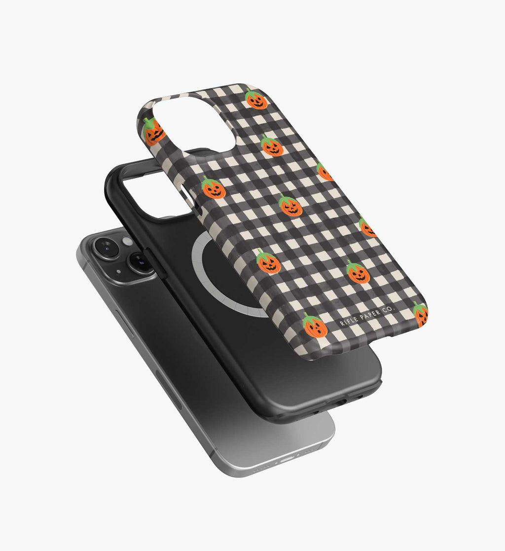 Phone Case - Pumpkin Gingham